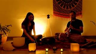 GRULLA BLANCA - Música Meditativa con Flauta Shakuhachi, Cuencos tibetanos y Naturaleza 